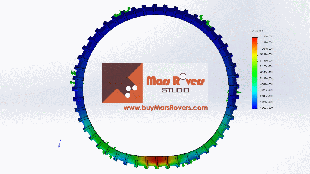 Perseverance Mars Rover Replica wheels design buymarsrovers.com 2