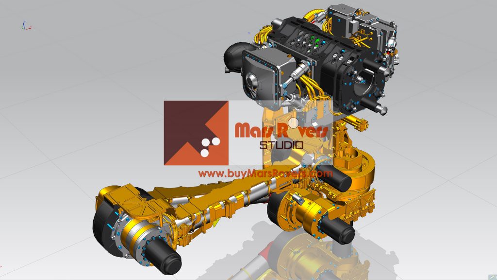 Mars Rover 2020 Perseverance Replica Robotic Arm Turret Drill 7