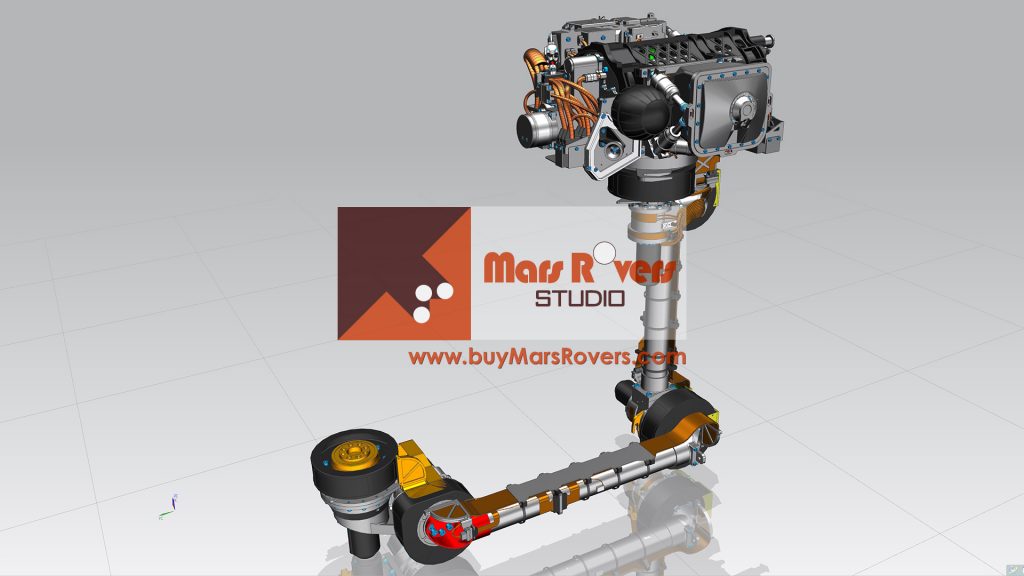 Mars Rover 2020 Perseverance Replica Robotic Arm Turret Drill 4